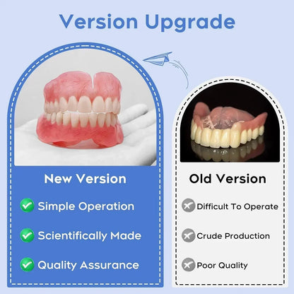 ✨Ends Today: 60% OFF!  ⏰Acezozla® Medical Full Denture with Strong Suction ✅  (Made and Shipped from the USA🍀)