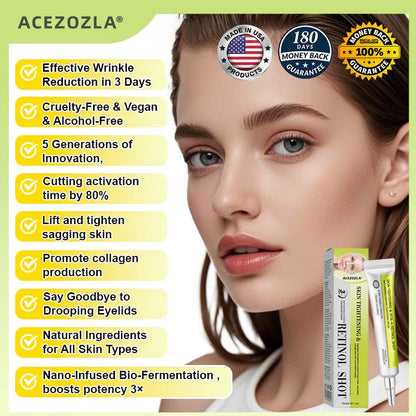 ✨Final 5 Hours: 70%OFF🔥Acezozla™ Botulinum & Vita-A Retinol Shot Wrinkle-Lift Tightening cream✨