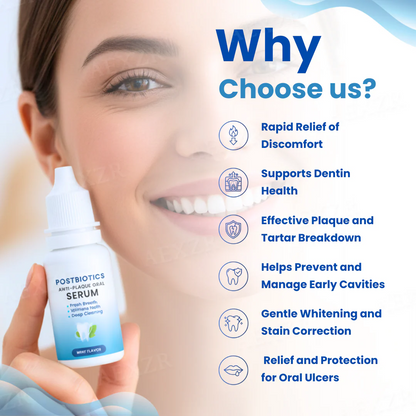 🌟 Official Store | 🛡️ Rebuild Enamel With Postbiotics Science! Anti-Plaque Oral Serum